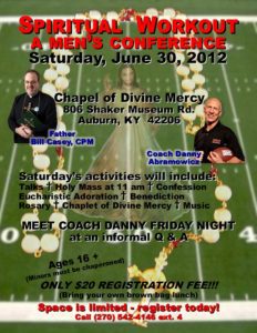 Fathers of Mercy Men's Conference 2012 Flyer